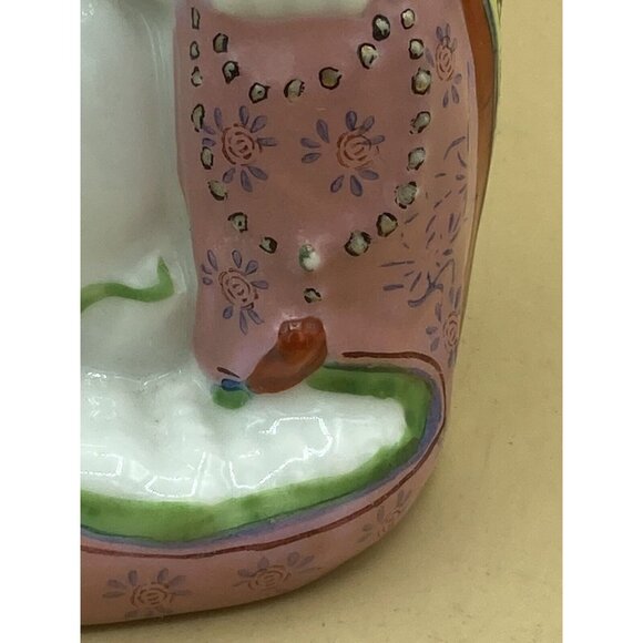 Vintage Chinese Porcelain Happy Buddha Statue With 5 Children READ - Picture 11 of 12